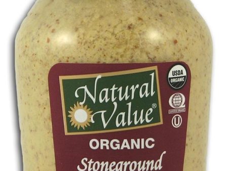 Natural Value Stone Ground Mustard Organic - 12 x 8 ozs. Online Hot Sale