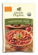 Simply Organic Vegetarian Chili Seasoning Organic - 3 x 1 oz. Discount