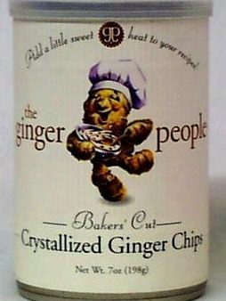 Ginger People Ginger Chips Baker s Crystallized - 12 x 7 ozs. For Sale