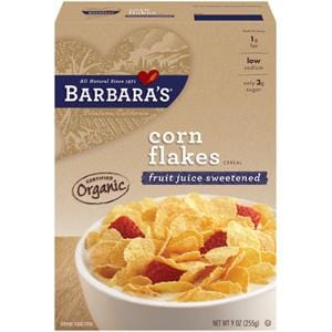 Barbara s Bakery Corn Flakes Organic - 3 x 9 ozs. Fashion