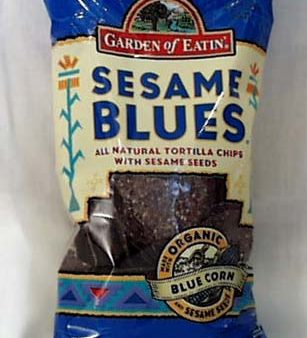 Garden of Eatin  Sesame Blues Tortilla Chips - 12 x 7.5 ozs. Online Hot Sale