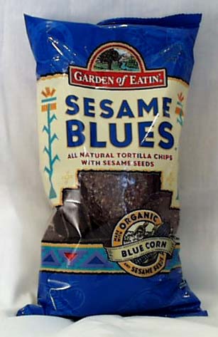 Garden of Eatin  Sesame Blues Tortilla Chips - 12 x 7.5 ozs. Online Hot Sale