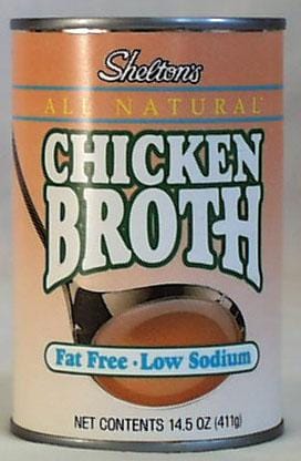 Shelton Chicken Broth Low Salt - 12 x 14 ozs. Fashion