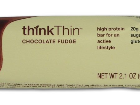 Think! Chocolate Fudge Low Carb Bars - 3 x 2.1 ozs. Online now