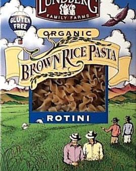 Lundberg Brown Rice Rotini Organic Gluten-Free - 12 x 10 ozs. For Cheap