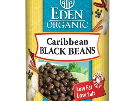 Eden Foods Caribbean Black Beans Organic - 15 ozs. Discount