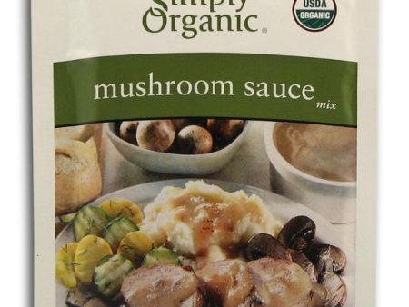 Simply Organic Mushroom Sauce Mix Organic - 12 x 0.85 ozs. on Sale