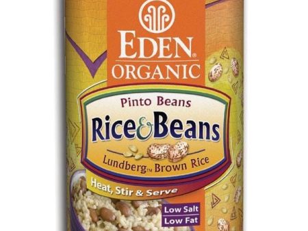 Eden Foods Rice and Pinto Beans Organic - 15 ozs. on Sale