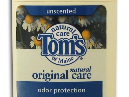 Tom s of Maine Deodorant Stick Unscented - 2.25 ozs. Online Hot Sale