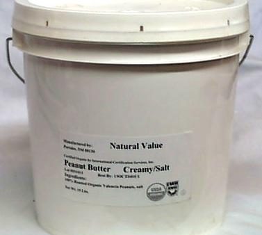 Once Again Nut Butter Inc. Peanut Butter Creamy Salted Natural - 9 lbs. Sale