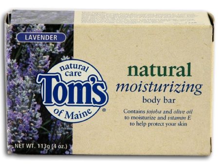 Tom s of Maine Bar Soap Relaxing with Lavender - 4 ozs. Discount