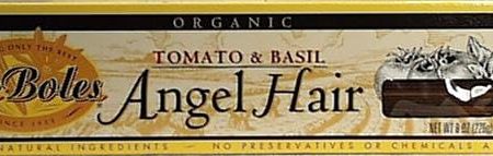 DeBoles Angel Hair Tomato & Basil Organic - 3 x 8 ozs. Supply