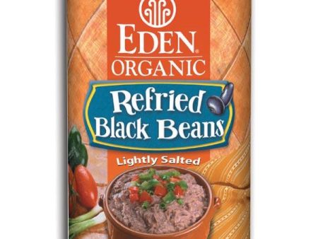 Eden Foods Refried Black Beans Organic - 12 x 16 ozs. Online Sale