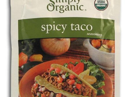 Simply Organic Spicy Taco Seasoning Organic - 3 x 1.2 ozs. Online