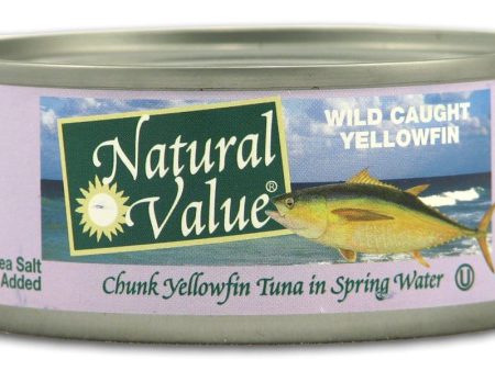 Natural Value Yellowfin Tuna Salted - 24 x 6 ozs. For Sale