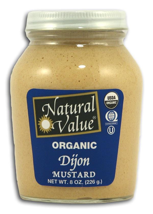 Natural Value Dijon Mustard Organic - 12 x 8 ozs. Online now