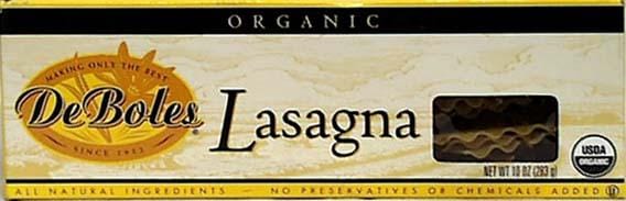 DeBoles Lasagna Organic - 3 x 10 ozs. Discount