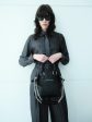 Black grained leather  Little Chamallow  tote bag Online Hot Sale