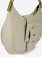 Ivory leather Kiss Me clutch bag Hot on Sale