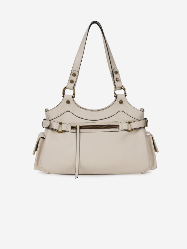 Ivory leather BB RE-EDITION bag Cheap