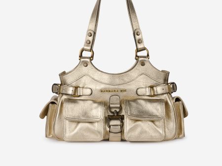 Gold leather BB RE-EDITION bag Sale