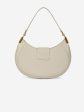 Ivory leather Kiss Me clutch bag Hot on Sale