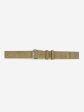 Medium linden green suede leather belt Online Sale