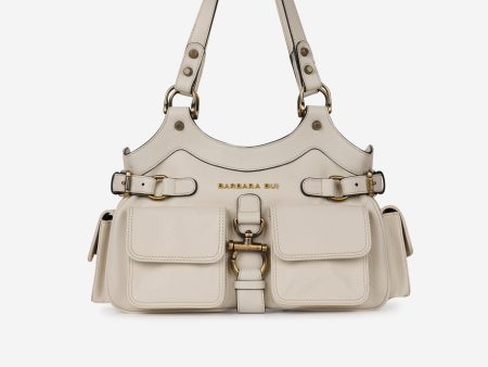 Ivory leather BB RE-EDITION bag Cheap