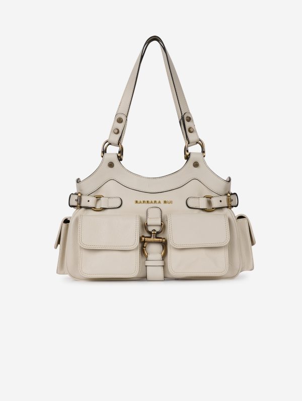 Ivory leather BB RE-EDITION bag Cheap