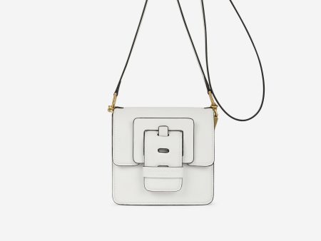 Small white leather Love Me bag on Sale