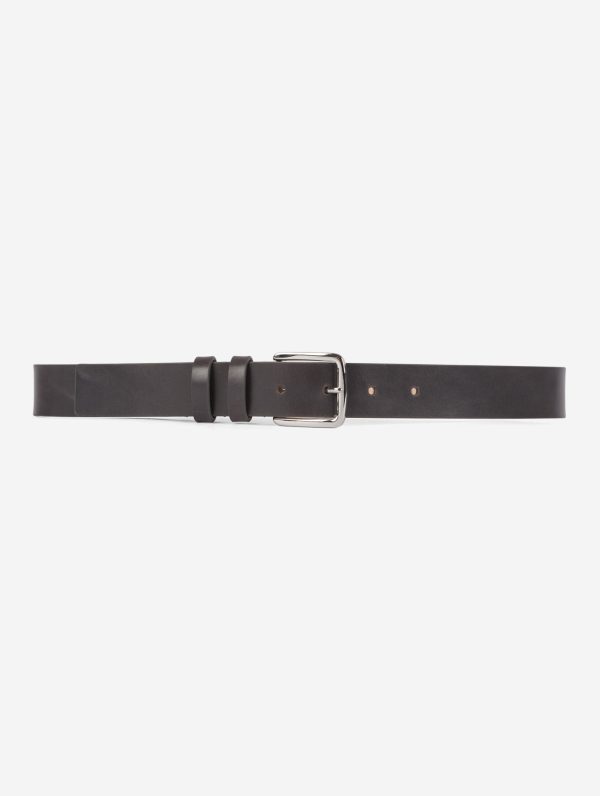 Medium grey leather belt Supply