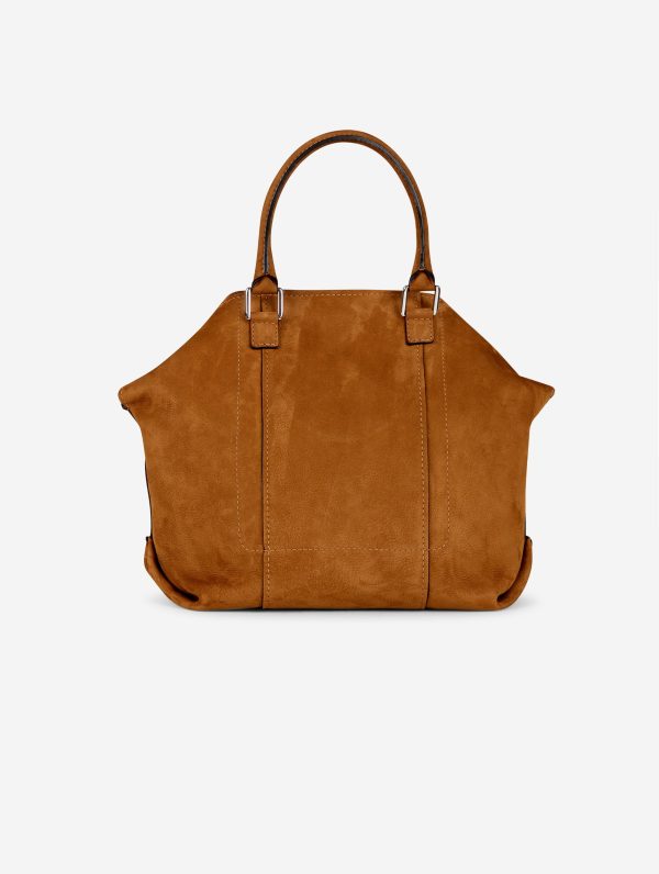 Big Chamallow  tote bag in chestnut nubuck For Discount